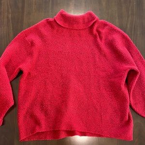 Red oversized sweater from H&M size small
